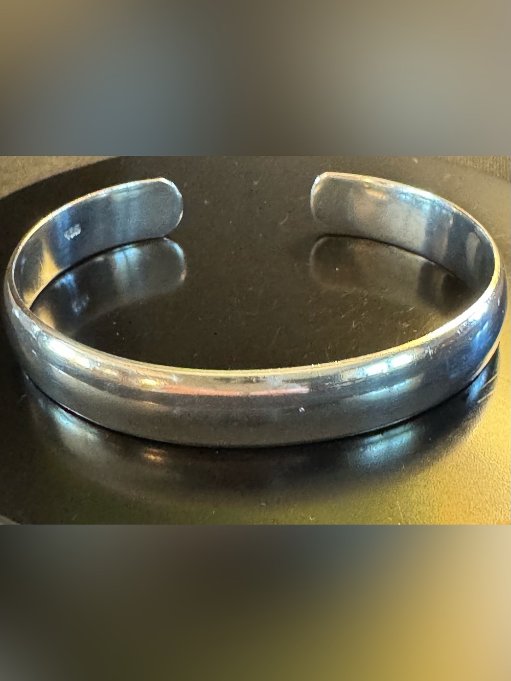 Heavy Sterling Silver Minimalist Cuff Bracelet 30.36g